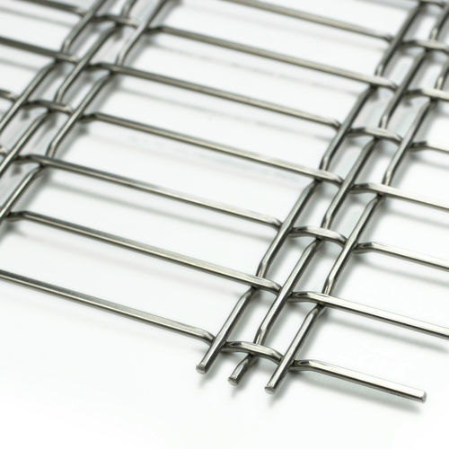 Metall-Geflecht / Edelstahl - TRIPLE 75 - MeshArt Dorstener Drahtwerke - Architektur / für Fassaden / für Geländer