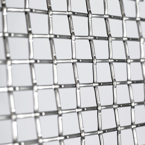 Metall-Geflecht / Edelstahl - SQUAREWAVE - MeshArt Dorstener Drahtwerke - für Geländer / für Umzäunungen / für Metallkabel-Geländer