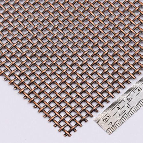 Metall-Geflecht / Bronze - SHIFT BRONZE - MeshArt Dorstener Drahtwerke - Architektur / gewebt / Platten