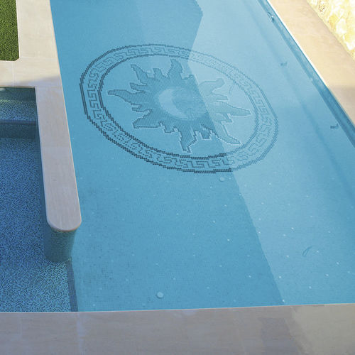 Glasmosaikfliese - SUN CUSTOMIZED - ALTTOGLASS - Hochglanz / für Pool / Boden