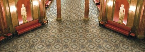 Feinsteinzeug-Mosaikfliese - MONASTIR - Argenta cerámica - poliert / für den Innenraum / Boden