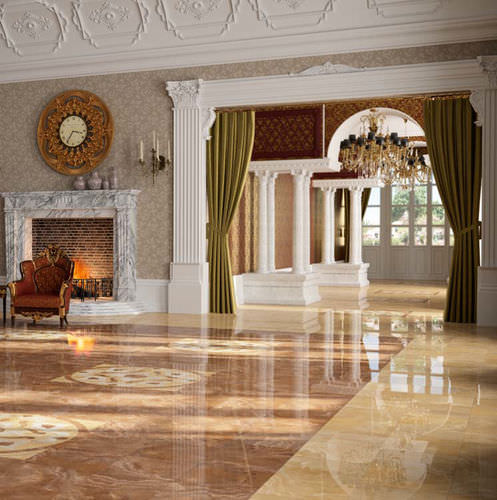 Fliesen für den Innenraum - HIGH GLOSS : DUCALE - Ceracasa Ceramica - Boden / Feinsteinzeug / viktorianisches Motiv