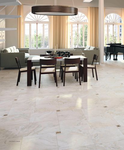 Fliesen für den Innenraum - STONE : DOLOMITE - Ceracasa Ceramica - bodenstehend / Feinsteinzeug / viktorianisches Motiv