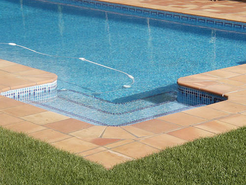 Keramikfliesen - MECANICO - Ceramica Elias - glatt / für den Innenraum / für Poolrand