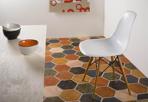 Terrakottafliesen - MILLENIUM - Ceramica Elias - matt / für den Innenraum / bodenstehend