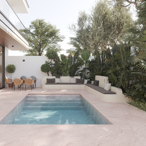 Klinker-Fliesen - PINK STONE - Gresmanc - für Außenbereich / für Garten / für Poolrand
