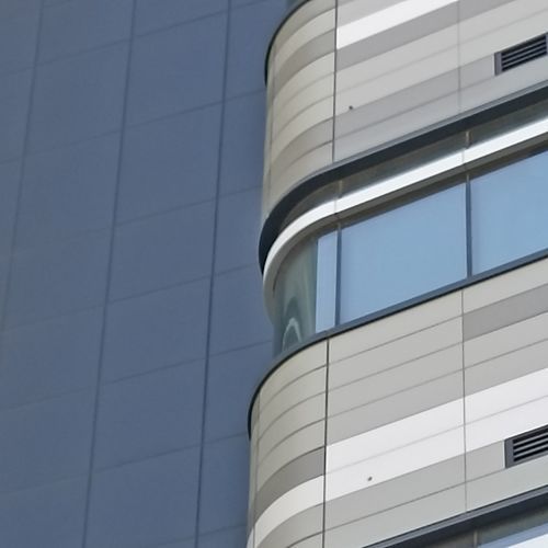 Hinterlüftete Fassade / Keramik - XD 22 FAVEMANC - Gresmanc - Folie / glatt / selbstreinigend