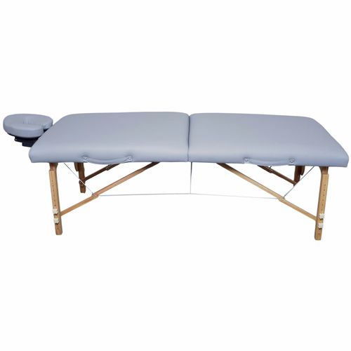 Faltbarer Massageliege - ECOLYTE - Touch America - Holz / Vinyl / höhenverstellbar