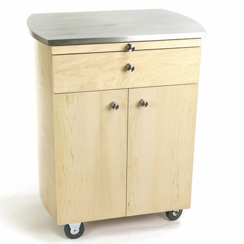 Pflegewagen - TIMBALE  - Touch America - für Gewerbegebrauch / Holzfurnier