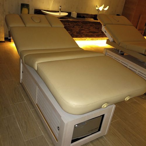 Elektrische Massageliege - EMBRACE  - Touch America - Holz / Polyurethanschaum / höhenverstellbar