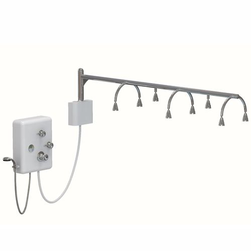 Vichy-Dusche / Edelstahl - STATIONARY NEPTUNE - Touch America - horizontal / für Wellnesscenter / Fertigbauteile