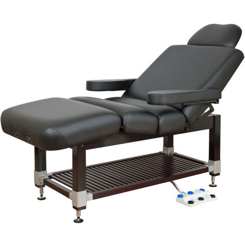 Elektrische Massageliege - LEO - Oakworks - hydraulisch / Holz / für Gewerbegebrauch