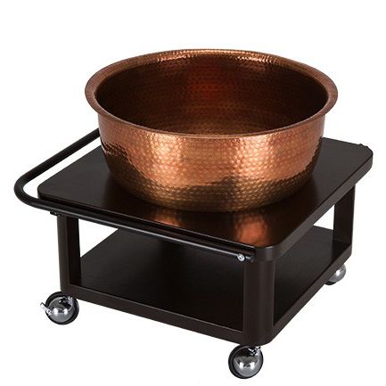 Fußbecken für Gewerbegebrauch - COPPER BOWL ROLL-UP - Living Earth Crafts - freistehend