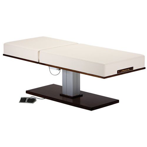 Elektrische Massageliege - LEC PEDESTAL MANUAL TILT - Living Earth Crafts - höhenverstellbar / für Gewerbegebrauch