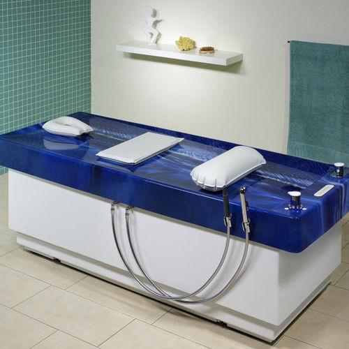 Elektrische Massageliege - ORIENT-ALIMA - Trautwein - stationär / Acryl / Granit