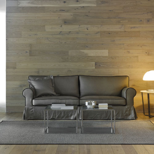 Modernes Sofa - NANNA - Respace - Stoff / grau / Zweisitzer