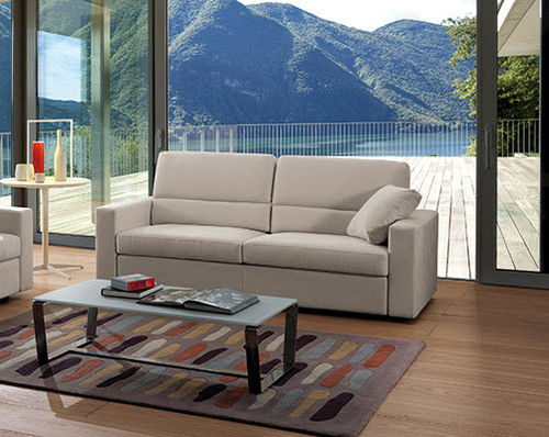 Modernes Sofa - LAND - Respace - Stoff / beige / Zweisitzer