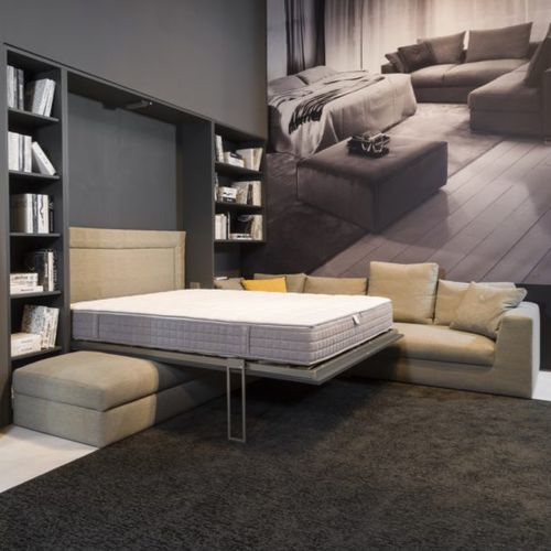 Hubbett - MOLETTO - Respace - Doppelbett / modern / Polster