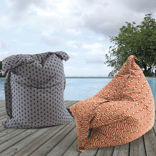 Moderner Sitzsack - PLAYSPACE  - Respace - Stoff / grau / blau