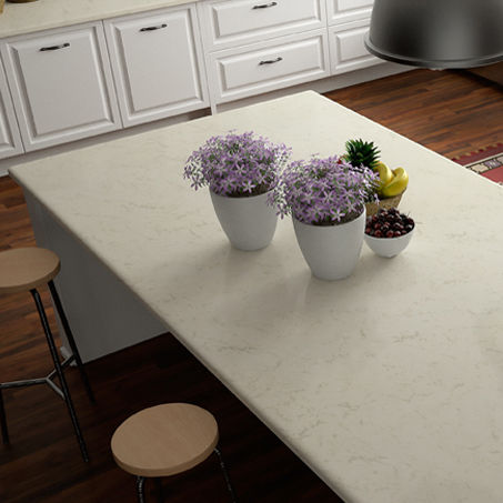 Quartzkomposit-Arbeitsplatte - PERLINO - COMPAC The Surfaces Company - für Küche