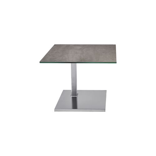 Moderner Beistelltisch - K526 KOLO - Ronald Schmitt Design - Holz / lackiertes Glas / Keramik