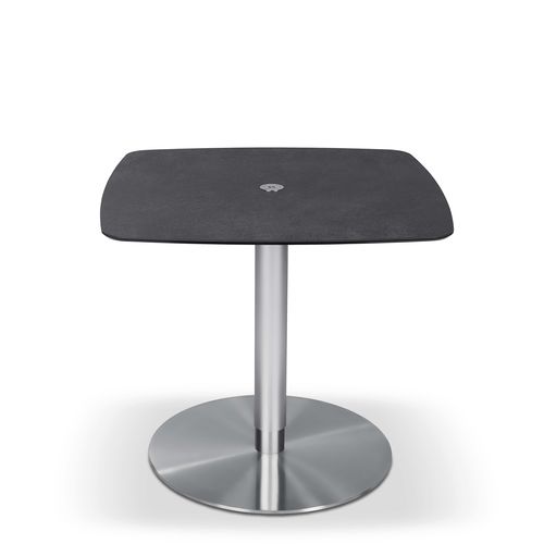 Moderner Esstisch - P431/E - Ronald Schmitt Design - Massivholz / Glas / Keramik
