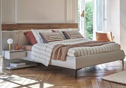 Doppelbett - TOSCANE - Meubles Célio - modern / Kopfteil / Bettkasten