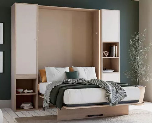 Hubbett - SMART - Meubles Célio - Doppelbett / modern / Bettkasten