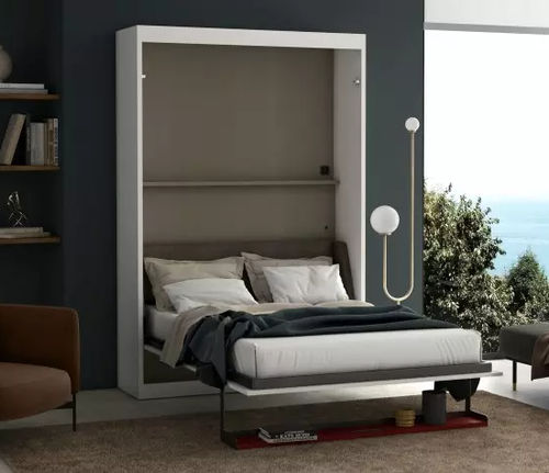Hubbett - SMART - Meubles Célio - Doppelbett / modern / Schrank