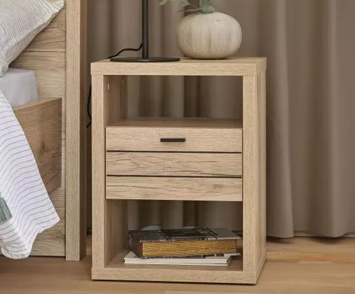 Moderner Nachttisch - FOREST - Meubles Célio - melaminbeschichtet / Gestell aus Holz / rechteckig