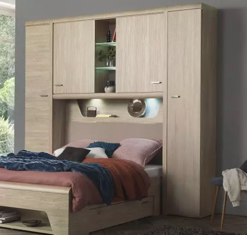 Modul-Kleiderschrank - MULTY - Meubles Célio - modern / melaminbeschichtet / mit Schwingtür