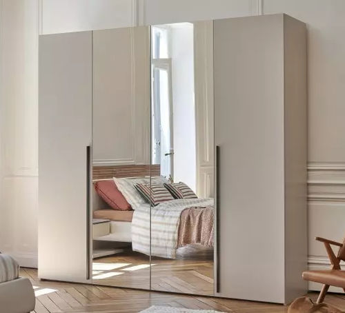 Moderner Kleiderschrank - TOSCANE - Meubles Célio - melaminbeschichtet / mit Falttüren / mit Schublade