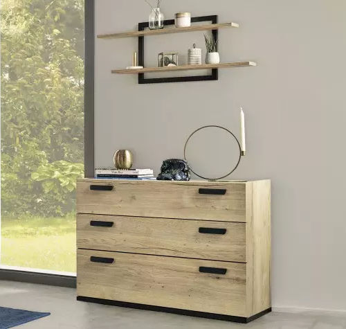 Moderne Kommode - EIFFEL - Meubles Célio - melaminbeschichtet / mit Stauraum / 3 Schubladen