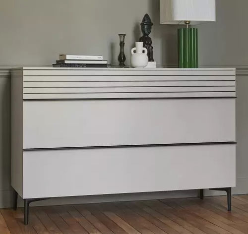 Moderne Kommode - TOSCANE - Meubles Célio - Metall / melaminbeschichtet / rechteckig