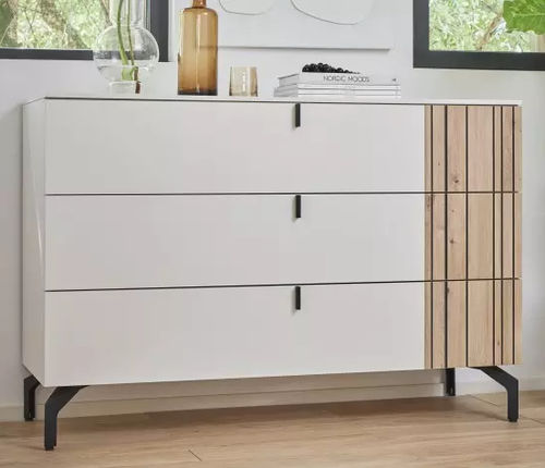 Moderne Kommode - OPALE - Meubles Célio - melaminbeschichtet / rechteckig / 3 Schubladen