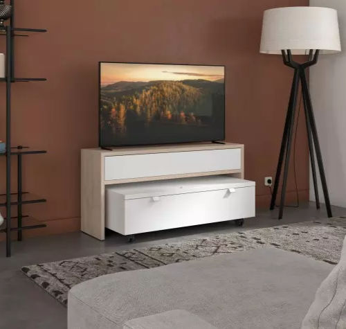 Modernes Fernsehmöbel - SMART - Meubles Célio - mit Schubladen / mit integriertem Stauraum / Modul