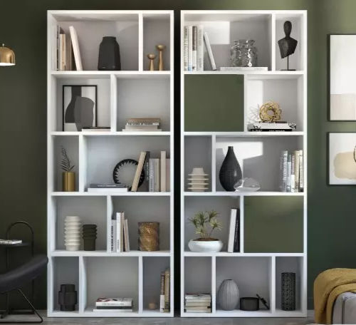 Wandmontiertes Bücherregal - SMART - Meubles Célio - modern / melaminbeschichtet / weiß