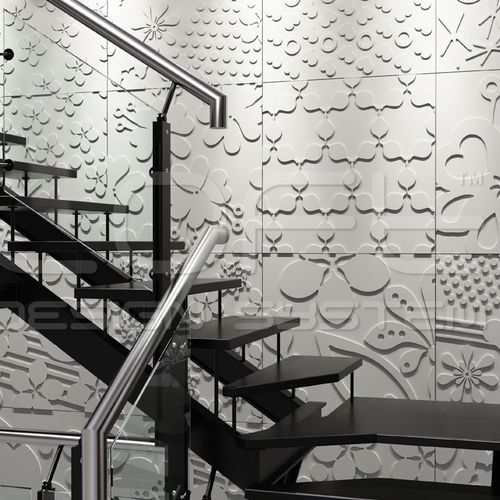 Paneel für Innenausbau - LOFT FLORAL - Loft Design System - 3D / 3D-Effekt