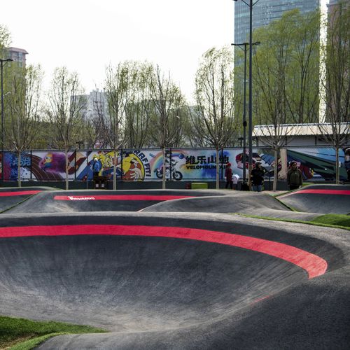 Pumptrack für Bikeparks - DAYUECHENG, BJ - World Skate Parks - für Skatepark / Bitumen