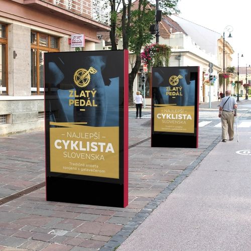 Werbeträger für Straße - CLIG - mmcité street furniture - Werbe / Glas / Aluminium