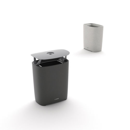 Abfallbehälter / galvanisiertem Stahl - BETTER - mmcité street furniture - Hochleistungsbeton / für Außenbereich / für öffentliche Bereiche