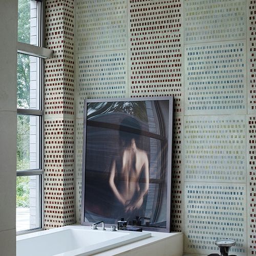 Moderne Tapete - CHANGING DOTS - Wall&Deco - Glasfaser / Motiv / maßgefertigt