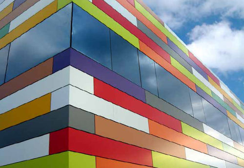 Paneel-Fassadenverkleidung - EURABUILD - EURAMAX COATED PRODUCTS - Aluminium / Metalloptik