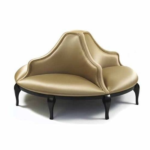 Rundes Sofa - Madeleine - MUNNA - Stil / Stoff / Leder