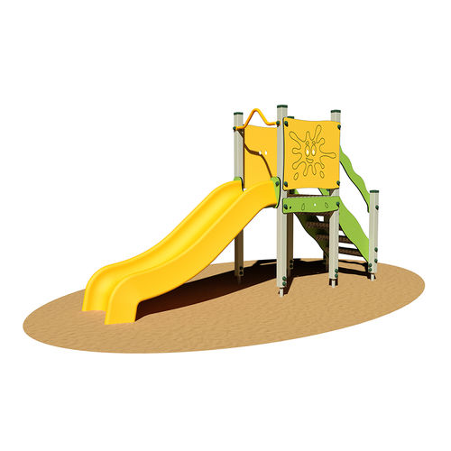 Spielplatzgerät für öffentliche Anlagen - SPLASH - Dimo Group Srl - Aluminium / galvanisiertem Stahl / HDPE