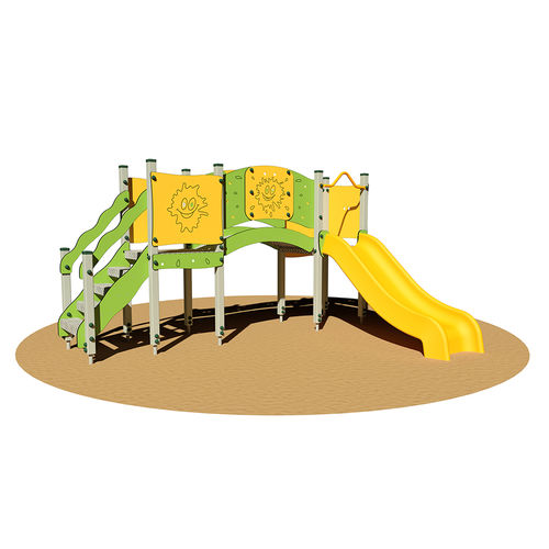 Metall-Spielplatzgerät - SIMBA - Dimo Group Srl - HDPE / HPL / modular
