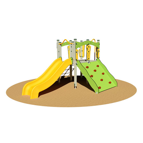 Spielplatzgerät / galvanisiertem Stahl - BAGHERA  - Dimo Group Srl - Aluminium / HDPE / Kordel