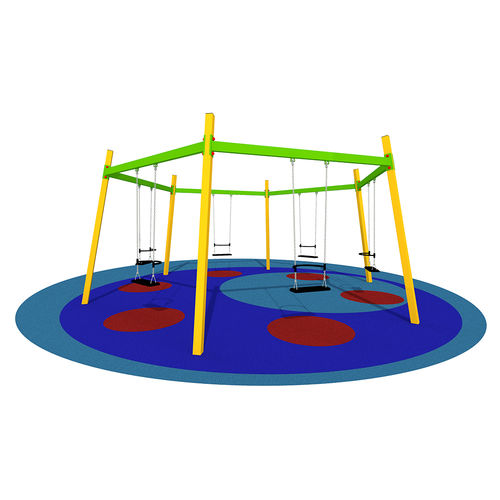 Metallschaukel - HEXAGONAL - Dimo Group Srl - Mehrfach / Spielplatz / für Kinder