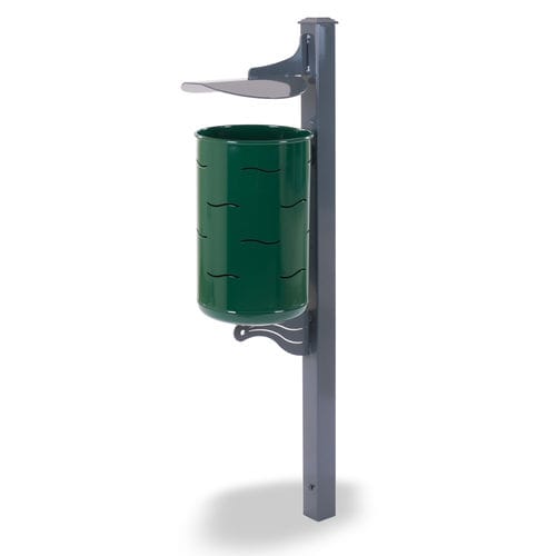 Park-Abfallbehälter - EMPIRE - Dimo Group Srl - bodenstehend / galvanisiertem Stahl / Gusseisen
