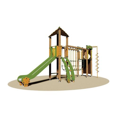 Edelstahl-Spielplatzgerät - BEVERLY LIGHT   - Dimo Group Srl - Holz / Polyethylen / modular